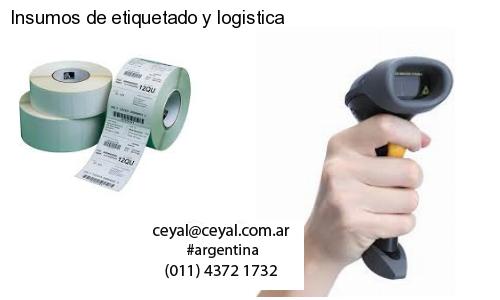 Insumos de etiquetado y logistica