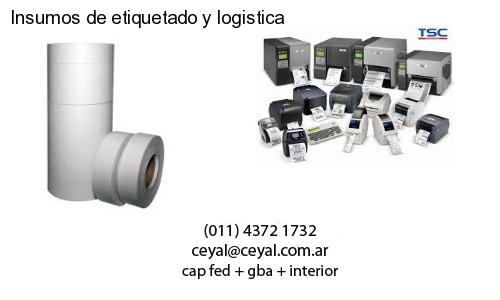 Insumos de etiquetado y logistica