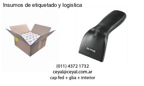 Insumos de etiquetado y logistica
