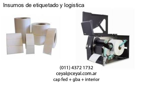 Insumos de etiquetado y logistica