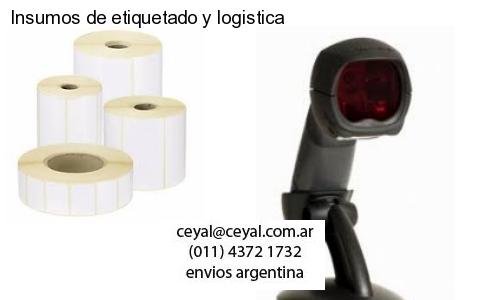 Insumos de etiquetado y logistica