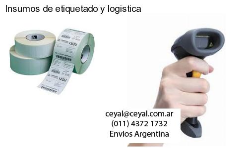 Insumos de etiquetado y logistica