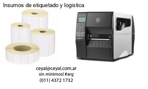 Insumos de etiquetado y logistica