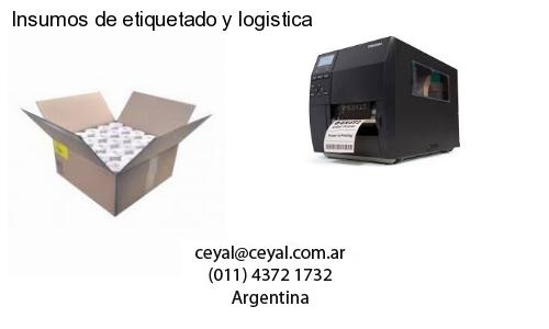 Insumos de etiquetado y logistica