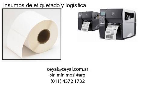 Insumos de etiquetado y logistica