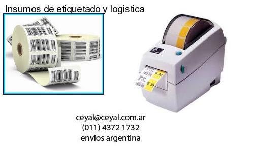 Insumos de etiquetado y logistica