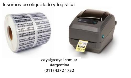 Insumos de etiquetado y logistica