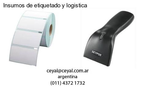Insumos de etiquetado y logistica