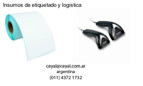 Insumos de etiquetado y logistica