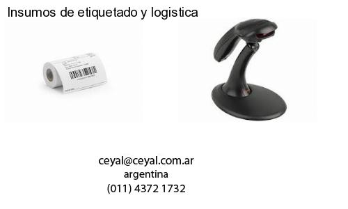 Insumos de etiquetado y logistica