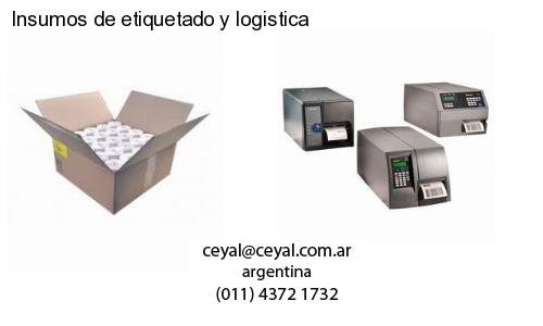 Insumos de etiquetado y logistica