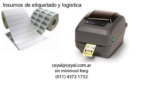 Insumos de etiquetado y logistica