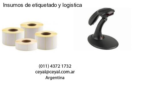 Insumos de etiquetado y logistica