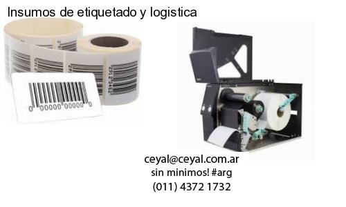 Insumos de etiquetado y logistica