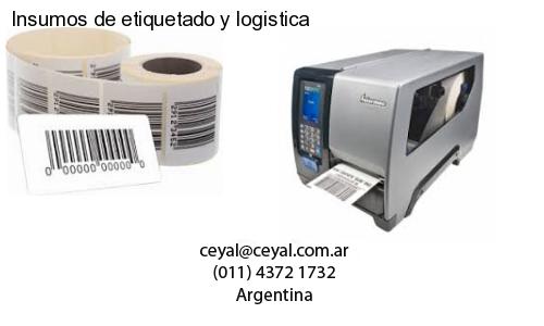Insumos de etiquetado y logistica