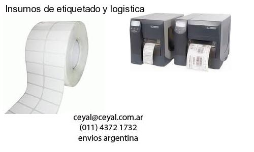 Insumos de etiquetado y logistica
