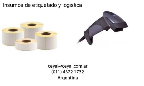 Insumos de etiquetado y logistica