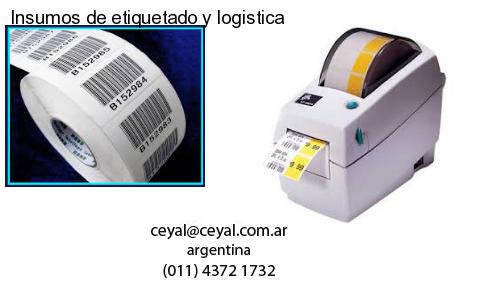 Insumos de etiquetado y logistica