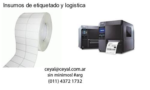 Insumos de etiquetado y logistica