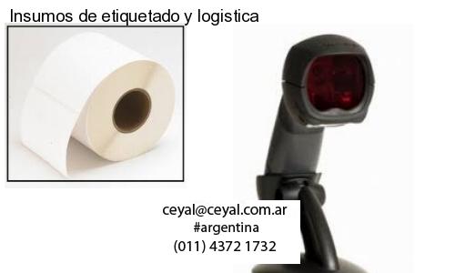 Insumos de etiquetado y logistica