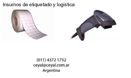 Insumos de etiquetado y logistica
