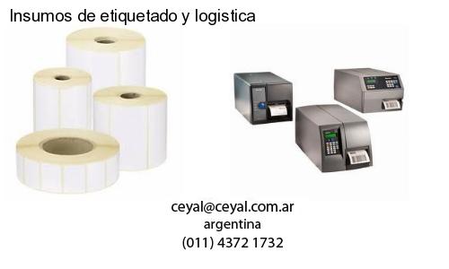 Insumos de etiquetado y logistica