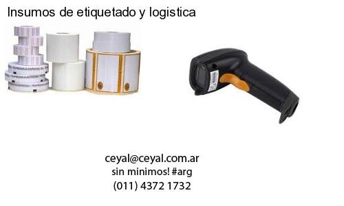 Insumos de etiquetado y logistica