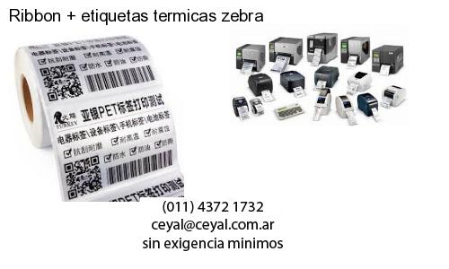 Ribbon   etiquetas termicas zebra
