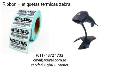 Ribbon   etiquetas termicas zebra