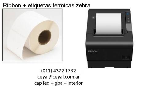 Ribbon   etiquetas termicas zebra