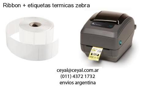 Ribbon etiquetas termicas zebra