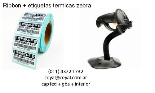 Ribbon   etiquetas termicas zebra
