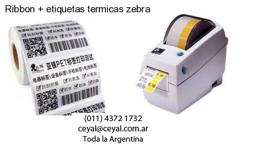 Ribbon   etiquetas termicas zebra