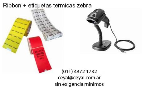 Ribbon   etiquetas termicas zebra