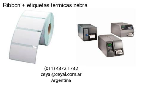 Ribbon   etiquetas termicas zebra