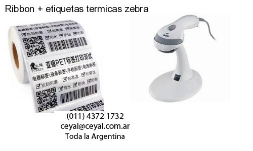 Ribbon   etiquetas termicas zebra