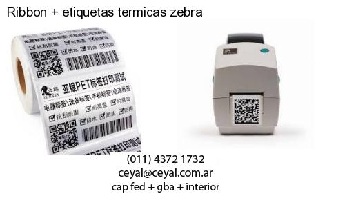 Ribbon   etiquetas termicas zebra