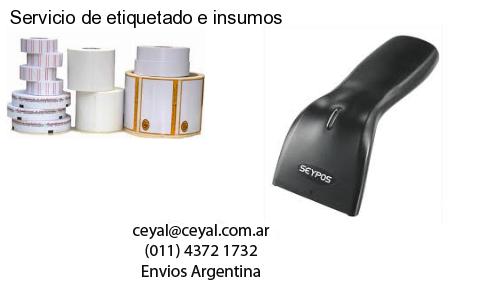 Servicio de etiquetado e insumos
