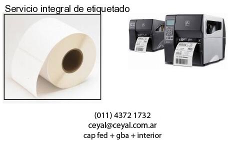 Servicio integral de etiquetado