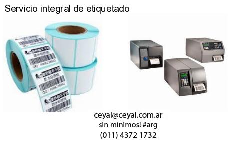 Servicio integral de etiquetado