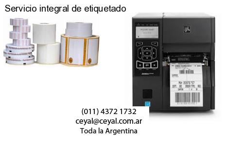 Servicio integral de etiquetado