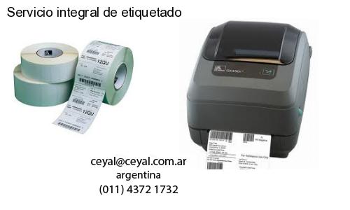 Servicio integral de etiquetado