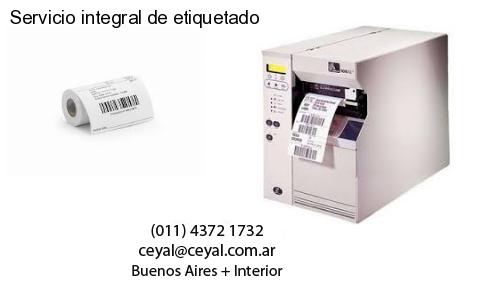 Servicio integral de etiquetado