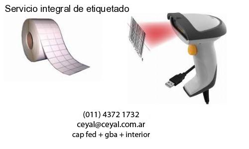 Servicio integral de etiquetado