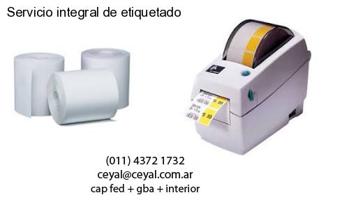 Servicio integral de etiquetado