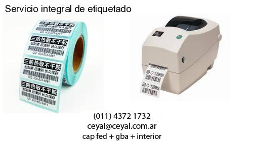 Servicio integral de etiquetado