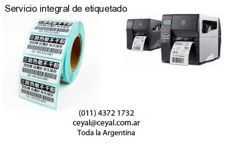 Servicio integral de etiquetado