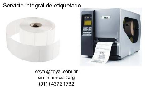 Servicio integral de etiquetado