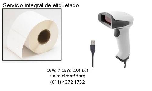Servicio integral de etiquetado