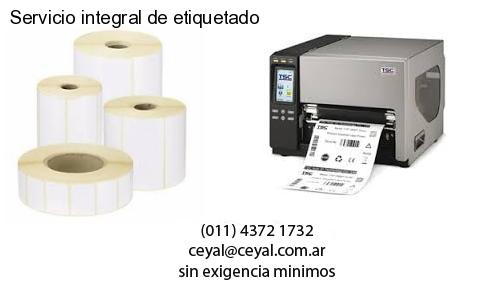 Servicio integral de etiquetado